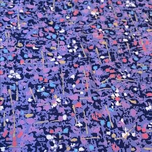 Colorful Abstract Patterned Fabric - 1 1/2 yards 44” Wide